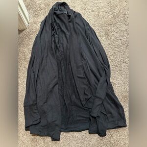 Athleta Pranayama Black Knit Cardigan